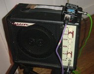 Neil's guitar amp: Ashdown Acoustic Radiator 1